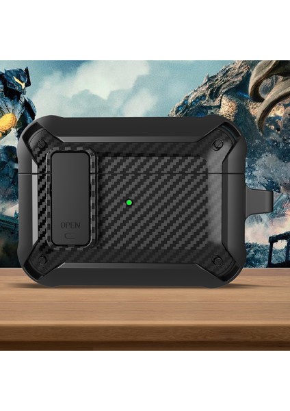 Karbon Fiber Doku Geçmeli Tamı Kablosuz Tpu + Pc Koruyucu Airpods Pro Stil 1 Kulaklık Kılıfı (Yurt Dışından) fiyatları