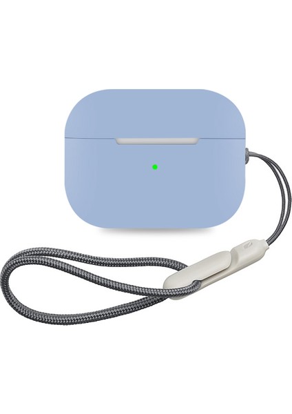 Airpods Pro 2 için Silikon Cilt Kutusu Taşınabilir 2Mm Kalın Çizilmeye Darbeye Dayanıklı Koruyucu İle Kordon Gökyüzü Kulaklık Kılıfı (Yurt Dışından)