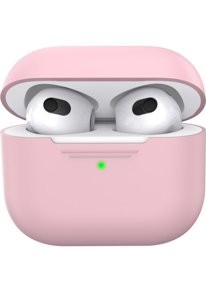 Apple Airpods 3 için Silikon Koruyucu tooth Anti Damla İle Anti Toz Şarj Portu Fiş Kulaklık Kılıfı (Yurt Dışından)