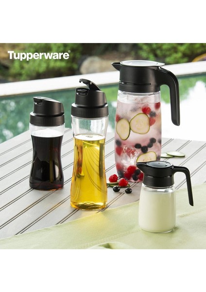 Şeffaf Siyah Sosluk, 570 ml, Turuncu, 1 Parça fırsatları