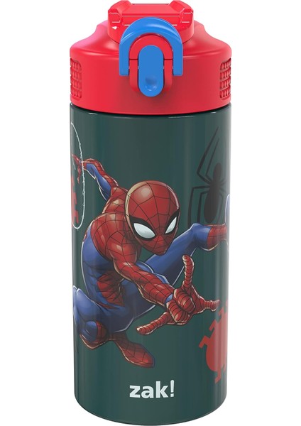 Star Wars Mandaloria Çocuk Paslanmaz Çelik Vakum Yalıtımlı Su Şişesi 14 Oz. Dayanıklı, Sızdırmaz Açılır Pipet Ağzı ve Dahili Taşıma Halkası Bpa Içermez. (Yurt Dışından)