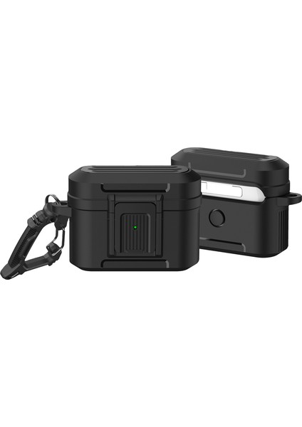 Airpods Pro 2 için Koruyucu Basarak Toka Bagaj Tamı Tpu + Pc Anti Damla Kulaklık Kılıfı (Yurt Dışından)