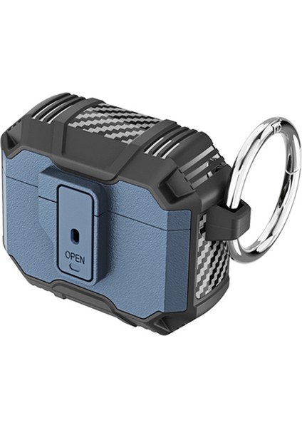 Apple Airpods 3 için Yumuşak Tpu+Pc Koruyucu Safir Kulaklık Kılıfı (Yurt Dışından)