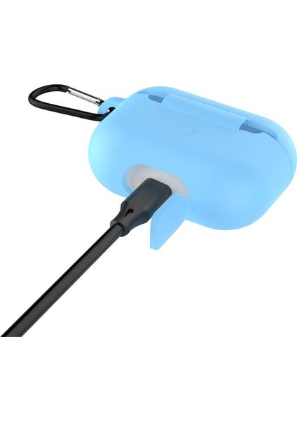 Airpods Pro Sky için Düz Renkli Kablosuz Silikon Koruyucu Kulaklık Kılıfı (Yurt Dışından) fiyatları