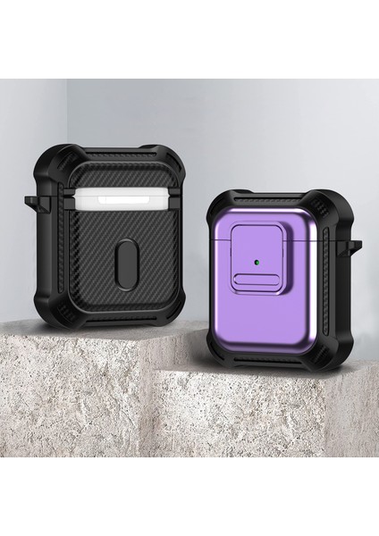 Airpods için Kablosuz 2019 Airpods 2019 2016 Tpu+Pc Basmalı Düğmeli Kulaklık Kılıfı (Yurt Dışından) fiyatları