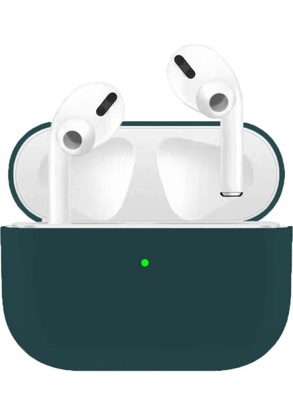Düşme Çizilme Önleyici Düz Renk Ultra Ince Sıvı Silikon Koruyucu Apple Airpods için Pro Kulaklık Kılıfı (Yurt Dışından)