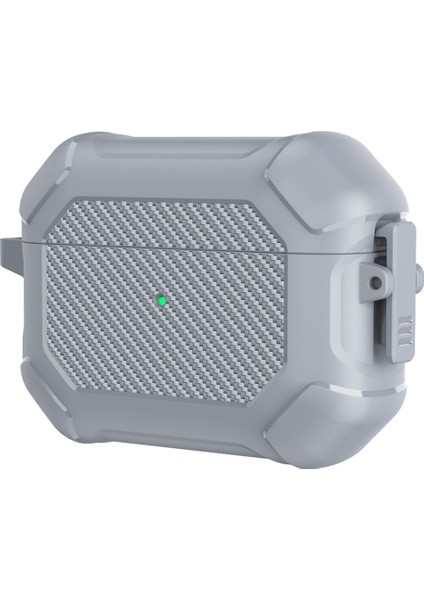Apple Airpods Pro için Karbon Fiber Anti Düşme Taşınabilir tooth Yumuşak Tpu + Pc Toka Kulaklık Kılıfı (Yurt Dışından) fiyatları