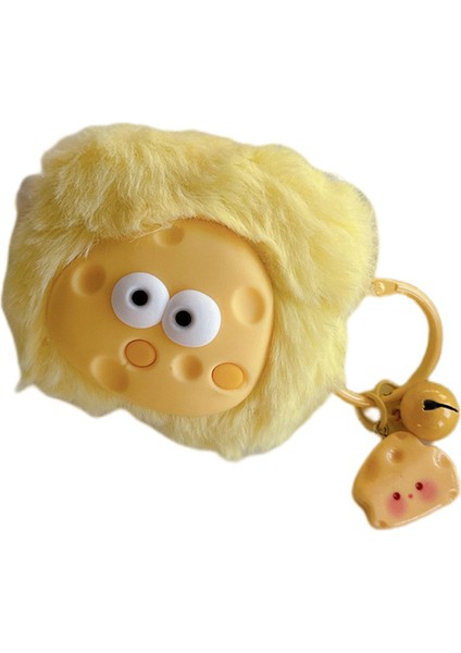 Apple Airpods Pro Güzel Peynir Yumuşak Peluş tooth Kış Koruyucu için Kulaklık Kılıfı (Yurt Dışından)