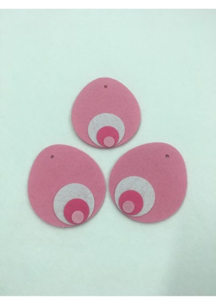 Nazarboncuğu Keçe Süsü 3 Lü Set