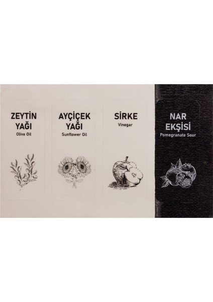 Mini Yağdanlık Seti, 250 ml, Sarı, Su geçirmez Etiketli, Doğal Kayın Ağaçlı, 3'lü fiyatları