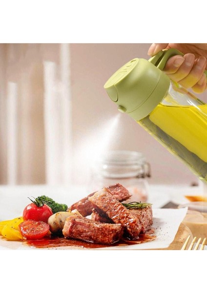 Chefstar Yemeklik Yağ Sprey Cam Zeytinyağı Püskürtücü Salata Kızartma Barbekü 400 ml