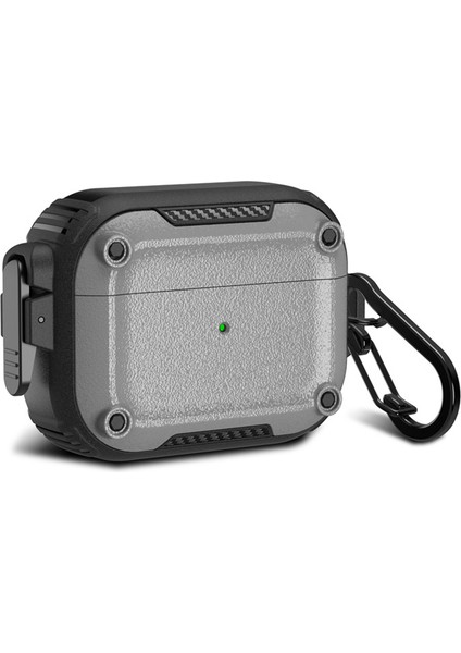 Airpods Pro 2 Pc+Tpu için Asılı Tokalı tooth Kulaklık Kılıfı (Yurt Dışından)