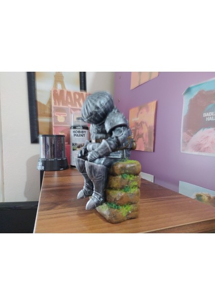 Dark Souls Oyun Figürü, Onion Knight Statue, Siegmeyer Of Catarina Figürü / Sla 3D Print