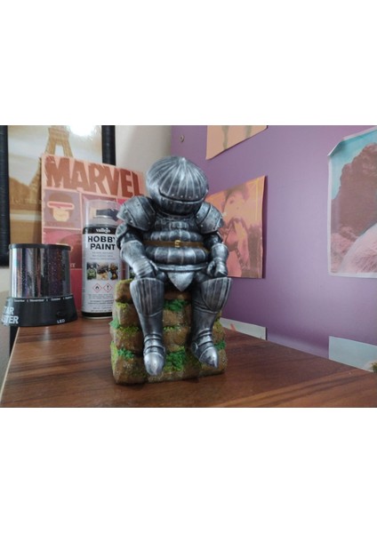 Dark Souls Oyun Figürü, Onion Knight Statue, Siegmeyer Of Catarina Figürü / Sla 3D Print