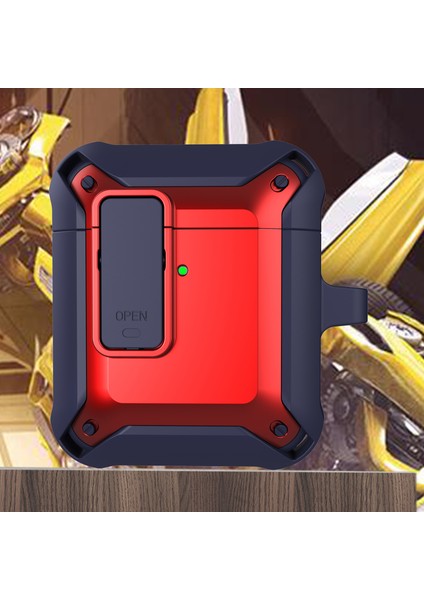 2 In 1 Tpu + Pc Anti Damla Koruyucu Darbeye Dayanıklı Taşınabilir Şarj Airpods için Kilit Toka İle 1 2 Kulaklık Kılıfı (Yurt Dışından) fiyatları