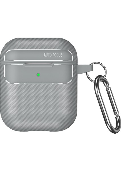 Airpods için 2016 2019 Airpods Kablosuz 2019 Karbon Fiber Tpu Çizilmez Kablosuz Tam Koruma Kulaklık Kılıfı (Yurt Dışından)