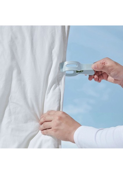 Slibb Geniş Mandal Yorgan Mandalı 2'li UV Işınlarına Dayanıklı Plastik Mavi Yeşil fiyatları