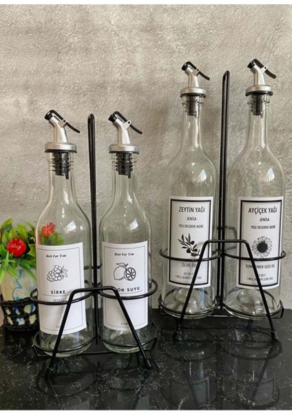 2'li Yağlık ve Sirkelik Seti, Bej, 750 ml ve 375 ml, Mutfak Aksesuarları modelleri