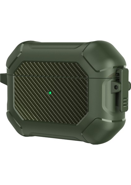 Apple Airpods Pro için Karbon Fiber Anti Drop Taşınabilir tooth Yumuşak Tpu + Pc Toka Kulaklık Kılıfı (Yurt Dışından) fiyatları