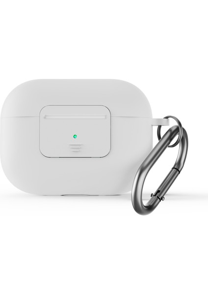 Airpods Pro 2 için Kablosuz Koruyucu Basın Anahtarı Anti Damla Silikon + Pc Asılı Toka Kulaklık Kılıfı (Yurt Dışından)
