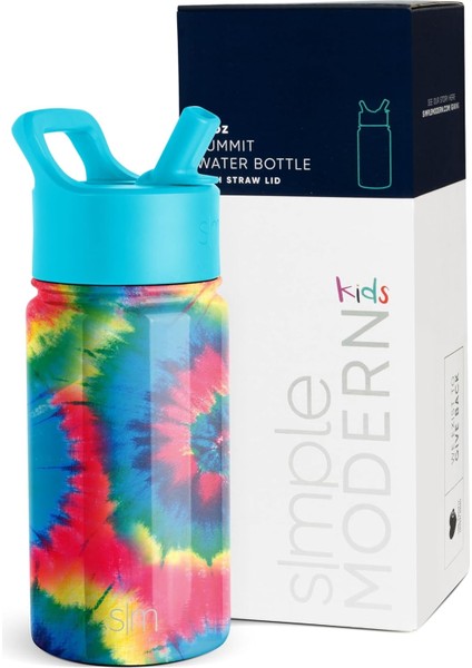 ， Hasır Kapaklı Çocuk Su Şişesi | Yeni Yürümeye Başlayan Çocuklar ve Erkek Çocuklar Için Yalıtımlı Paslanmaz Çelik Yeniden Kullanılabilir Bardak | (Yurt Dışından)