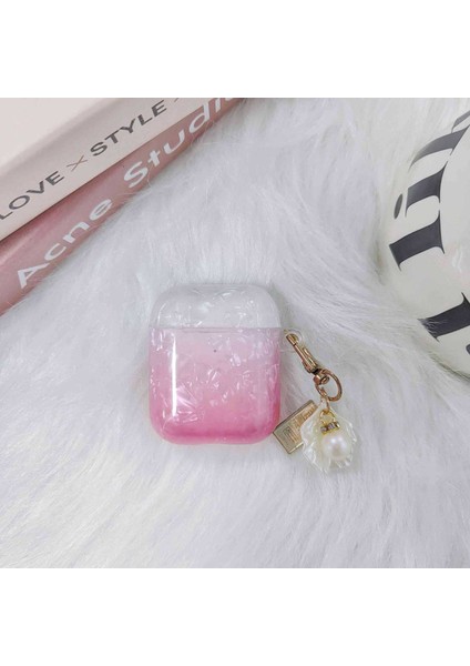 Apple Airpods için 2016 2019 Airpods Kablosuz 2019 , Degrade Kabuk Tahıl Tpu Kolye Kulaklık Kılıfı (Yurt Dışından) fiyatları