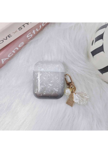 Apple Airpods için , 2016 2019 Airpods Kablosuz 2019 , Kolyeli Degrade Kabuk Tahıl Tpu Kulaklık Kılıfı (Yurt Dışından) fiyatları