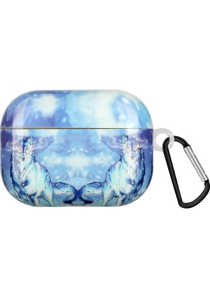 Apple Airpods Pro için Tpu Kutusu, Imd Desen Baskı Kanca Kar Kurt İle Düşmeye Dayanıklı Koruma Kulaklık Kılıfı (Yurt Dışından)