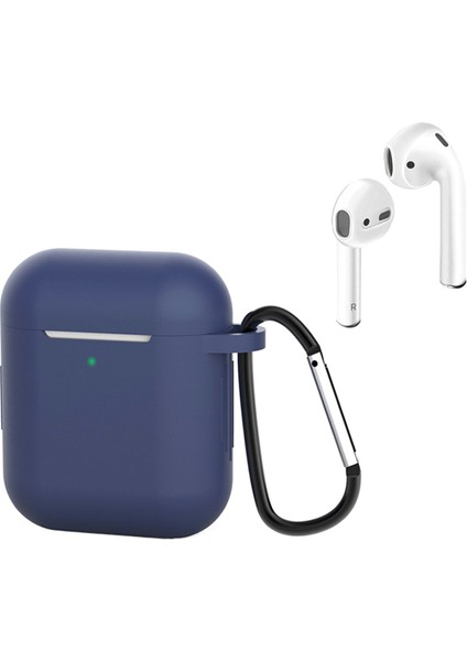 Apple Airpods için 2016 2019 Airpods Kablosuz 2019 Silikon Koyu Kulaklık Kılıfı (Yurt Dışından)