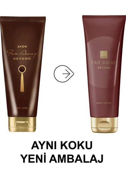 Far Away Beyond Vücut Losyonu 125 Ml. Üçlü Set fırsatları