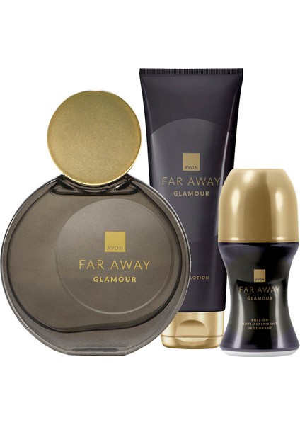 Far Away Glamour Parfüm Vücut Losyonu Rollon Paketi