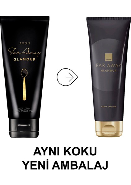 Far Away Glamour Parfüm Vücut Losyonu Rollon Paketi