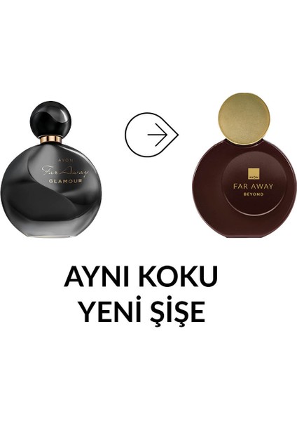 Avon Far Away Glamour Kadın Edp 50 ml + 10 ml Parfüm Paketi