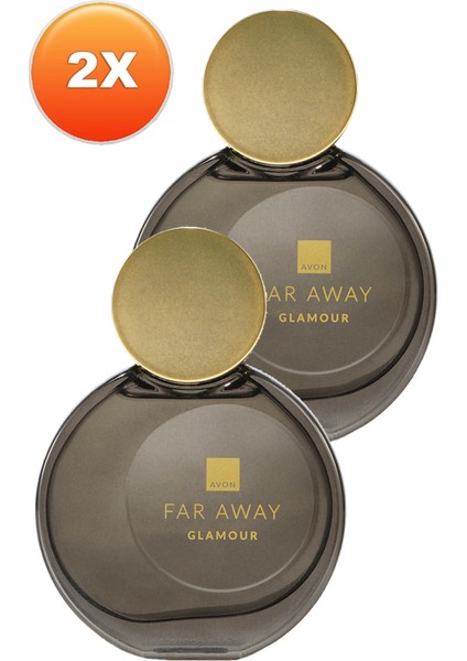 Far Away Glamour Kadın Parfüm Edp 50 ml 2 Adet Yeni