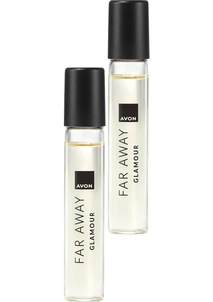 Far Away Glamour Kadın Parfüm Çanta Boyu Edp 10 Ml. Ikili Set
