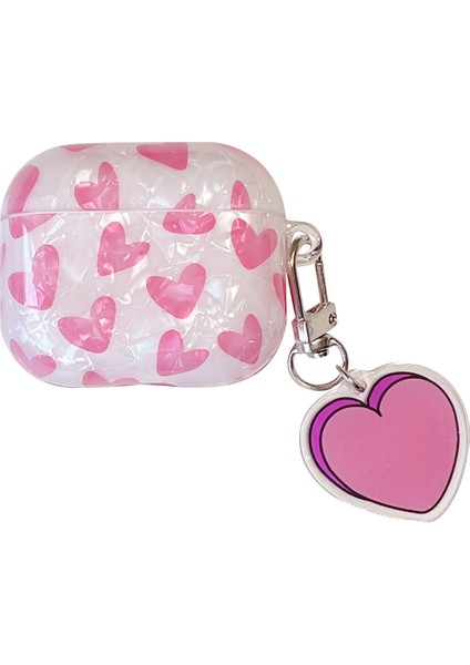 Apple Airpods 3 için Tokalı Şarj , Kalp Dekoru tooth Yumuşak Tpu Kulaklık Kılıfı (Yurt Dışından)