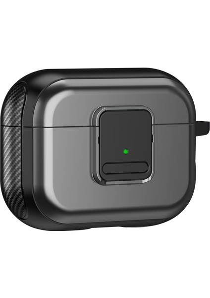 Apple Airpods Pro 2 için Manyetik Şarj Tpu Toka Karabina + Kulaklık Kılıfı (Yurt Dışından)