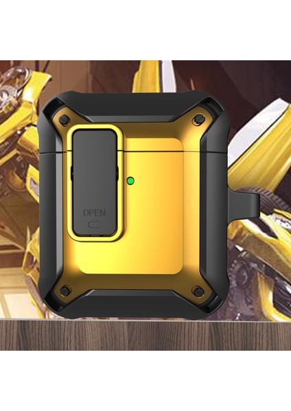 2 In 1 Tpu + Pc Anti Damla Koruyucu Darbeye Dayanıklı Taşınabilir Şarj Airpods için Kilit Toka İle 1 2 Kulaklık Kılıfı (Yurt Dışından) fiyatları