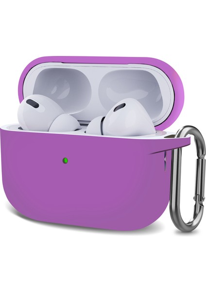 Airpods Pro için Gen 2 Usb C Airpods Pro 2 tooth Silikon Tek Parça Kalınlaştırılmış Koruyucu , Anti Kayıp Toka Kulaklık Kılıfı (Yurt Dışından)