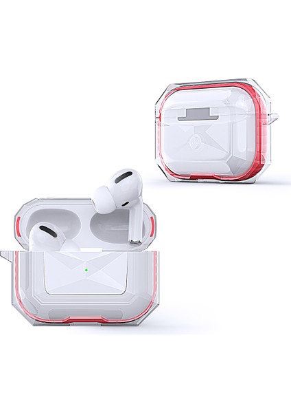Apple Airpods Pro için Kontrast Renkli Eşkenar Dörtgen Tarzı Kulaklık Kılıfı (Yurt Dışından) fiyatları