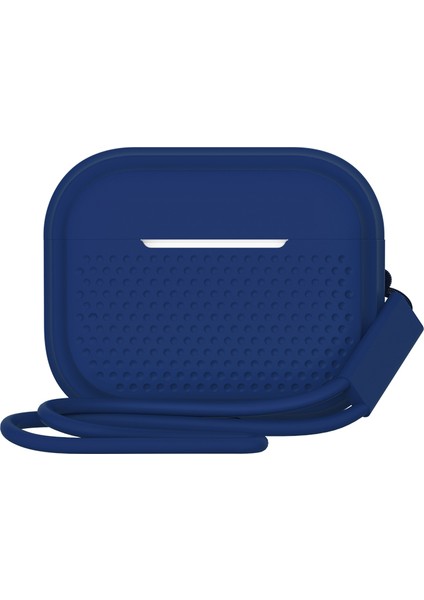 Airpods Pro 2 için Silikon Kutusu Anti Güz Anti Toz Koruma Cilt Kayış Gece Yarısı Kulaklık Kılıfı (Yurt Dışından)