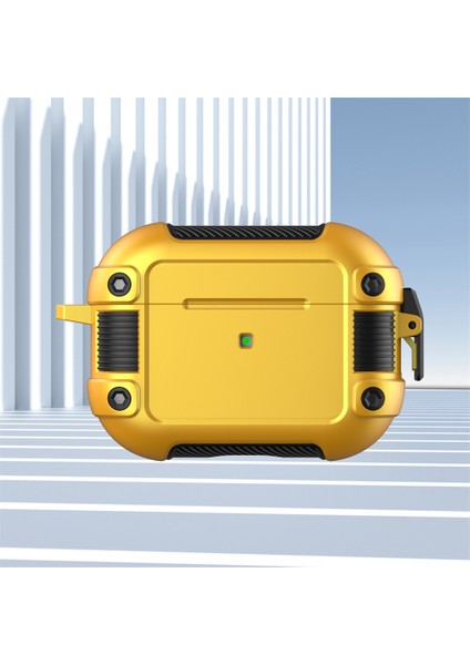 Apple Airpods için Pro Kilit Toka Kutusu Pc + Tpu Kulakiçi Koruyucu Karabina Ile Kulaklık Kılıfı (Yurt Dışından) fiyatları