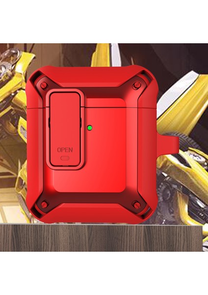 2 In 1 Tpu + Pc Anti Damla Koruyucu Darbeye Dayanıklı Taşınabilir Şarj Kilitli Tokalı Airpods için 1 2 Kulaklık Kılıfı (Yurt Dışından) fiyatları