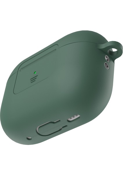 Airpods Pro 2 için Kablosuz Koruyucu Basın Anahtarı Anti Damla Silikon + Pc Asılı Toka Kulaklık Kılıfı (Yurt Dışından) fiyatları