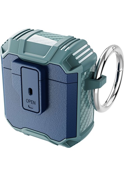 Apple Airpods için 2016 2019 Airpods Kablosuz 2019 Yumuşak Tpu+Pc Koruyucu Safir Kulaklık Kılıfı (Yurt Dışından)