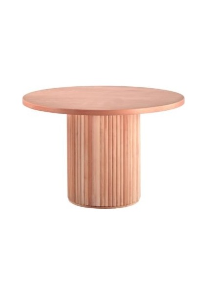 Yuvarlak Çıtalı Yemek Masası 120 cm