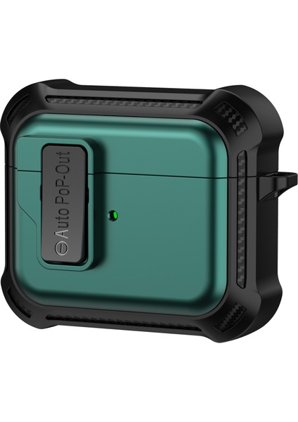 Apple Airpods 3 için Basma Toka Tamı Koruyucu tooth Tpu + Pc Damla Geçirmez Kulaklık Kılıfı (Yurt Dışından)