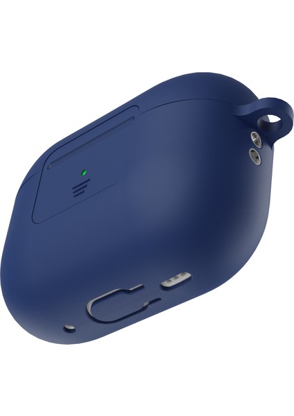 Airpods Pro 2 için Kablosuz Koruyucu Basın Anahtarı Anti Damla Silikon + Pc Kasa Asılı Toka Koyu Kulaklık Kılıfı (Yurt Dışından) fiyatları