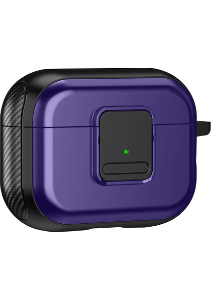 Apple Airpods Pro 2 için Manyetik Şarj Tpu Toka Karabina + Kulaklık Kılıfı (Yurt Dışından)