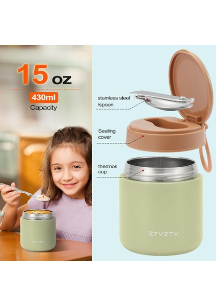 Sıcak Yemek Çocuklar Yalıtımlı Bardak 15.6 Oz Çorba Yalıtımlı Gıda Kavanoz Geniş Ağızlı Paslanmaz Çelik Yalıtımlı Öğle Yemeği Kabı Katlanır Kaşıkla (Yurt Dışından) modelleri